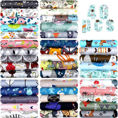 40 Pcs 20 X 20 Inch Cotton Fabric Bundles Fat Quarter Quilting Patchwork Multico