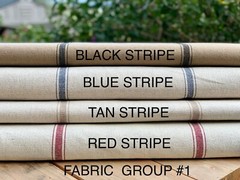 Grain Sack Fabric by the Yard, Ticking Fabric, French Country, Cottage Farmhouse