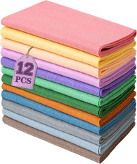 12 Rolls 8″X20″ 1.4Mm Thick Soft Felt Fabric Sheets – 12 Assorted Morandi Colors