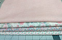 Lot of Vintage Joan Kessler for Concord Fabrics 3 1/2 Yards Floral NOS