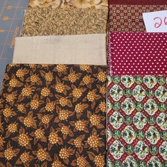 LOT OF 15 FAT QUARTERS COTTON FABRIC ASSTD COLORS & DESIGNS lot 26