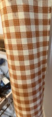 Kravet Basics Fabric 22133-1624 Rust & Cream Check Upholstery Fabric By The Yard