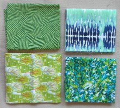 25 Fat Quarters, Assorted Abstract Patterns, Multicolor 18″x21″ Cotton Fabric #1