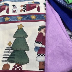 26 Fabric Lot Large Remnant Pieces 13 lbs-Most 1 Yard or More