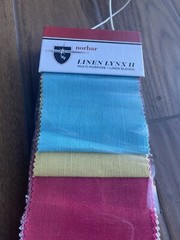 FABRIC SAMPLE BOOK 58 PCS LOT NORBAR LINEN LYNK Solid Colors