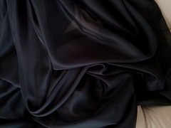 Black Sheer Voile 116″ by yard wedding party decoration backdrop Free swatch