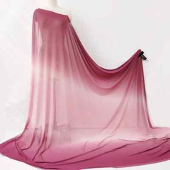 Dancing Ombre Tulle 58” Wide By Yard Polyester Stretch Mesh Fabric Gradient Net