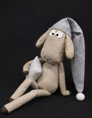 Sleepy Sheep Plush Sewing Template | Printed Paper Template & Instructions | DIY