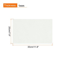 Adhesive Felt Fabric Felt Sheets 30cmx20cm Creamy White 10 Pcs