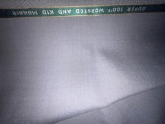 Vintage Aston Martin Lagonda Gray 40% Mohair 60% S100s English Suiting 3m 225g/m