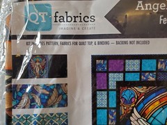 Guardian Angel•Angelic Window Fabric Quilt Kit! 43.5×56″•100%Cotton •Fast Ship!