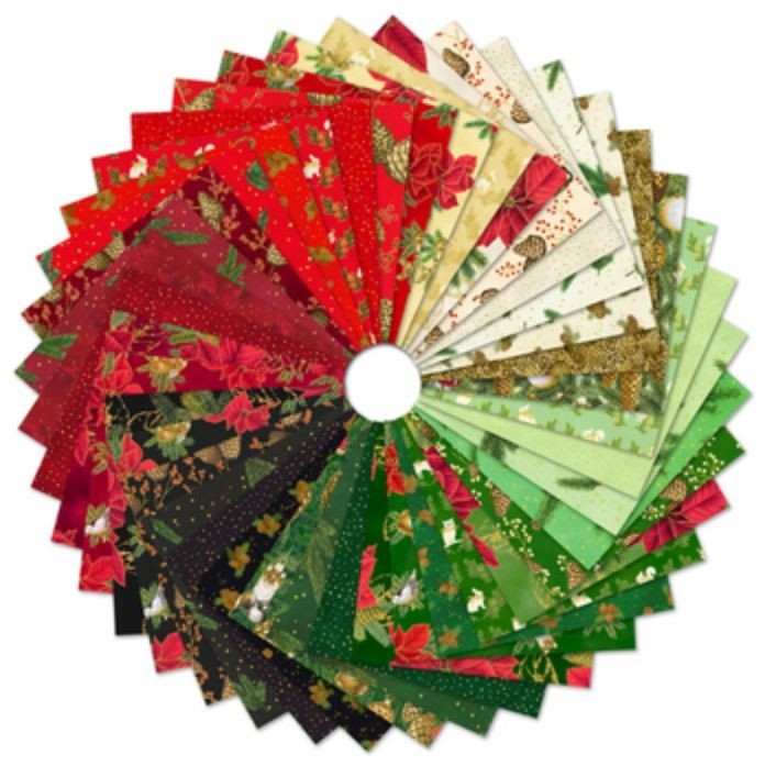 5″ Charm Pack – Holiday Flourish Forest Glen Holiday Colorstory Precuts M520.70
