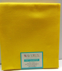 2pc Cotton Fat Quarters, Waverly & Create It – Solid Yellow & Lemon Fruit Print