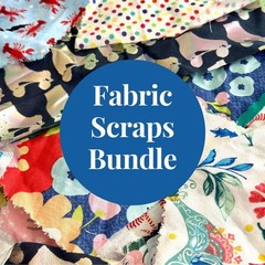 1 Lb Mixed Lot Cotton Fabric Pieces Scraps