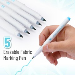 Mr. Pen- Fabric Markers for Sewing, 5 Pack, Blue, 1 Count (Pack of 5), Blue