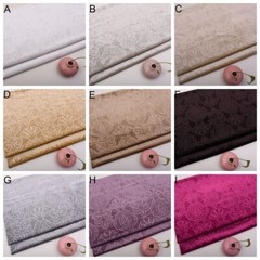 1M Velvet Fabric Embossed Floral Soft Velour Material Home Upholstery Backdrop