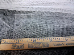 White Tulle Mesh Net Fabric 9 yards x 54″ wide