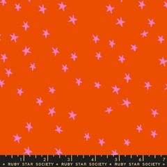 1/4 Yard 9×42 Ruby Star Society “Starry” Warm Red Quilt Cotton