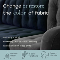 – Fabric Paint for Furniture – 8.5Oz / 250Ml Dark Blue – Restore or C
