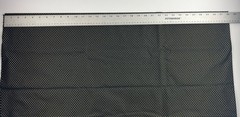 Black Gold Metallic Polka Dot Quilting Cotton Fabric Small Scale Print 64” X 44”