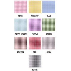 80Pcs 5×5 inch Gingham Cotton Fabric Squares, Plaid Charm Packs for Quilting …