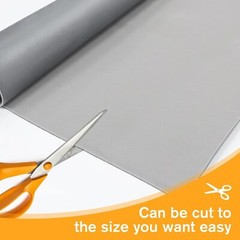 US Stock! 60″W Gray Suede Headliner Fabric Foam Backed for Car Inner Roof Repair