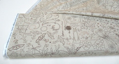 MARCUS quilt-craft fabric EMBROIDERY beige 2 yds (r-521167) Dressmaker Last!