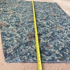 Vintage Upholstery Fabric Scrap Lot 4.5 lbs Tapestry Brocade Floral Swatches