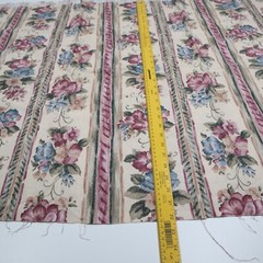 Mill Creek Fabric Striped Floral 109×32