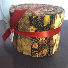 Strips Roll 100% cotton fabric quilt strips, 8 Designs, 3 Of Each