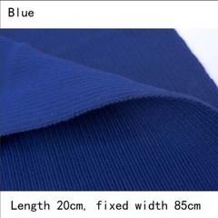 20cm DIY Knit Ribbed Fabric Stretch Trim Neckline Cuff Waistband Rib Trims Soft