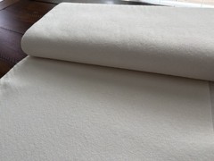 Wool Felt Fabric, Off-White, 20% Wool & 80% Rayon, 4.25 Yards, 37″ Wide