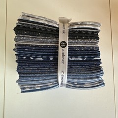 Andover Fabrics fat quarter bundle, blue, gray, black, 24 Pieces, 2 Available
