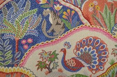 Zoologic Prism Vintage-Like Scenic Animal Toile P/K Lifestyles Fabric