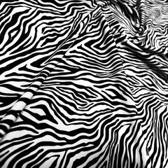 Animal Print Zebra 4 way Stretch Spandex Fabric 60″ wide by Yard for Swimwear