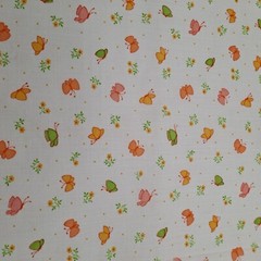 VTG Springs Industries Lightweight Cotton Blend Butterfly Fabric 45×108 Inches