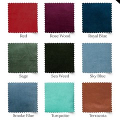“Cotton Velvet Fabric by the Yard – 44” Wide for Sewing, Crafts, Costumes”