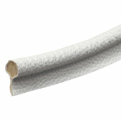 Cobalt Boat Puff Cord Welting | Pebble Off White 1 x 1/2 Inch (YD)
