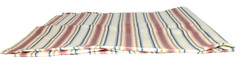 Vintage Multicolor Striped Hemmed Cotton 40″ Wide 1 yd. 15″ Long