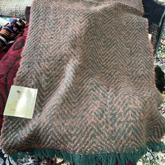 Wool & wool blend remnants fabric patchwork quilting crafts scarf scraps