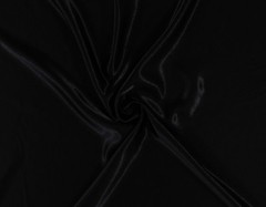 60″ Satin Shantung Black Easy-Care Reversible Apparel Fabric by the Yard D407.20