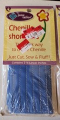 Lot of 5 June Tailor Chenille Short Cuts 216 Linear Inches Each 3 Colors New