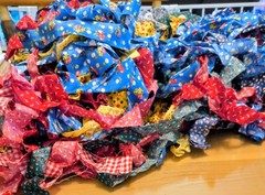 JUMBO~X LONG Jelly Roll Fabric LOT ~ 165 Strips  1″ x 12″-60″ 100% Cotton WT. 1#