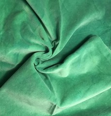 Hand Dyed Cotton VELVETEEN Fabric KELLY GREEN – 54″ wide