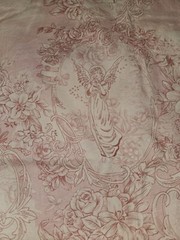HTF In The Beginning Cotton Fabric Angel View Gardens Lynnea Washburn 3 Yards