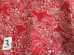 Printed Fabric 5 Yard Pieces Fabrics Red Black White Blue Dots and Patterns