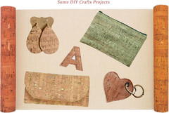 12Pcs Colored Cork Fabric Sheets, Cork Faux Sheets for Handcrafts 8″ X 12″(20Cm