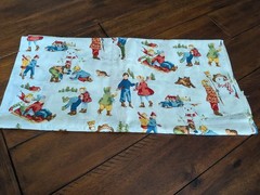 Alexander Henry Fabrics Dick and Jane’s December Snow Play 2 Yards 1998 72″X43″
