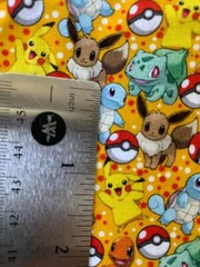 100% cotton Pokemon, Pikachu Fabric 1yard 36″ x 54″,for Embroidery ,quilt..