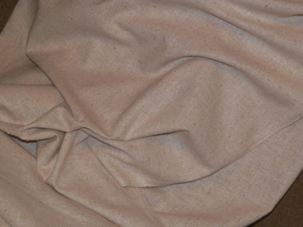 Light Weight Cotton Linen OATMEAL / NATURAL Fabric Crafts Quilt 45/46″w B.T.Hf.Y